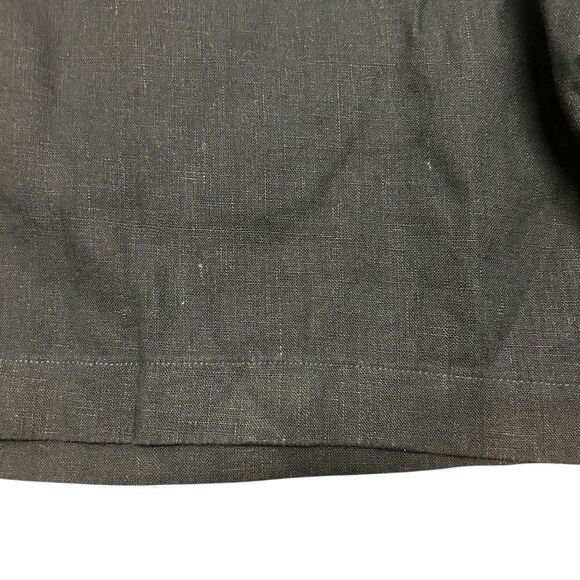 Jos. A. Bank Navy Blue Chino Shorts Size 35 Pleated Linen Casual Pockets - Picture 7 of 12